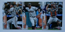 2020 Topps Opening Day San Francisco Giants Base Team Set of 3 Baseball Cards