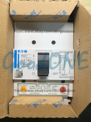 1PC NEW Eaton PDC13G0160TAAJ Plastic Casing Circuit Breaker