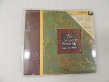 Grade School Memories 8x8 scrapbook 10 top loading pages NEW Sealed
