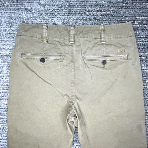 American Eagle Size 28 Boys Youth Pants Slim Fit Casual Khaki School Brown - Picture 7 of 13