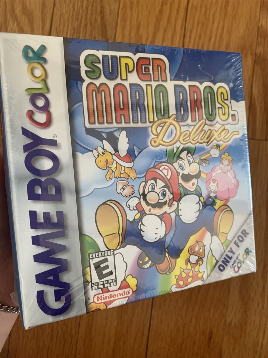 Gameboy color super mario bros deluxe Factory Sealed 1999