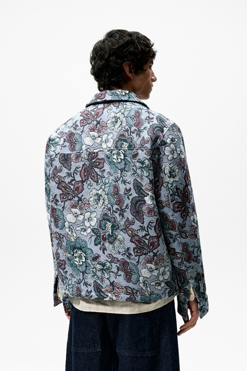 ジャケット・アウター SUMMER JACQUARD OVER SHIRT JACKET ジャケット・アウター SUMMER JACQUARD OVER SHIRT JACKET