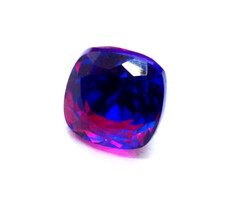 9 CT Natural Bi-Colour Pitambari Sapphire Cushion Cut Loose Certified Gemstone