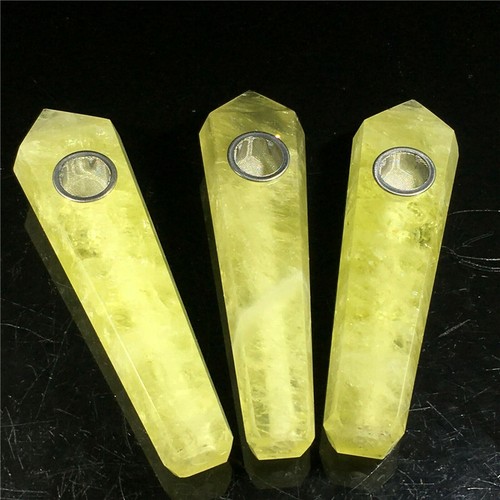 Tupas de cristal de cuarzo natural varita de obelisco puntiagudo pipa para fumar reiki regalo de curación. - Imagen 92 de 123