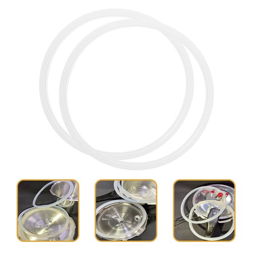 2pz Pentola a Pressione Casa Riutilizzabile Uso Quotidiano Silicone Pentola Anelli Ricambio - Foto 6 di 12