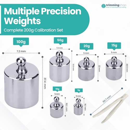 Precision Balance Calibration Weight for Digital Scale Pocket 100g 200g 500g - Picture 48 of 88