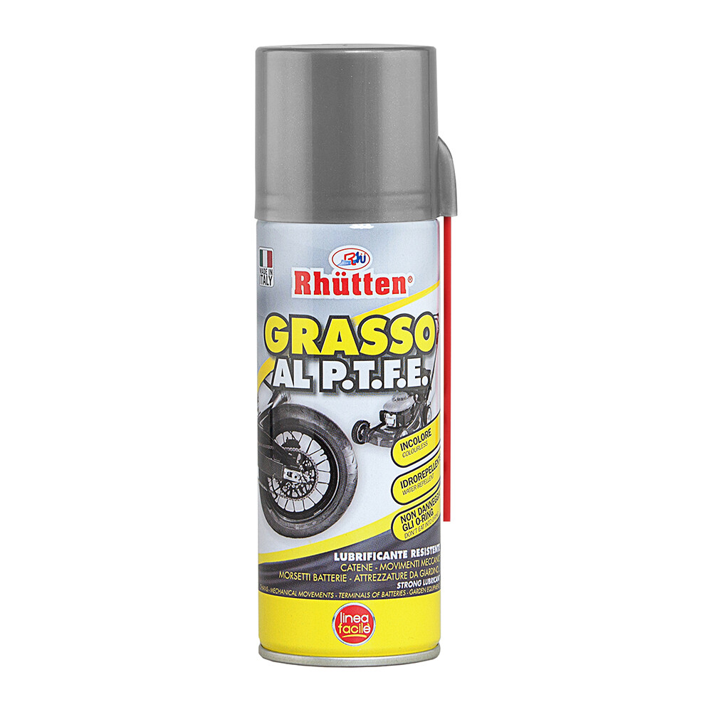 Grasso al PTFE bomboletta spray da 200 ML lubrificante antigrippante Rhutten