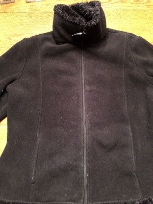 Avalanche Wear Women’s Sherpa Fleece Coat Jacket Size XL Black