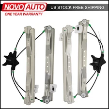Front  Power Window Regulators w/o Motor For 2008-16 Town & Country Dodge Grand