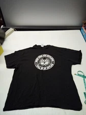 "When Guns Are Outlawed I Will Be An Outlaw" T Shirt Size XL Delta Pro Weight Bl