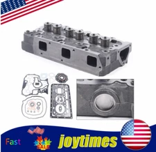 Complete Cylinder Head with Valves & Full Gasket Kit Fit for Kubota D902 RTV900