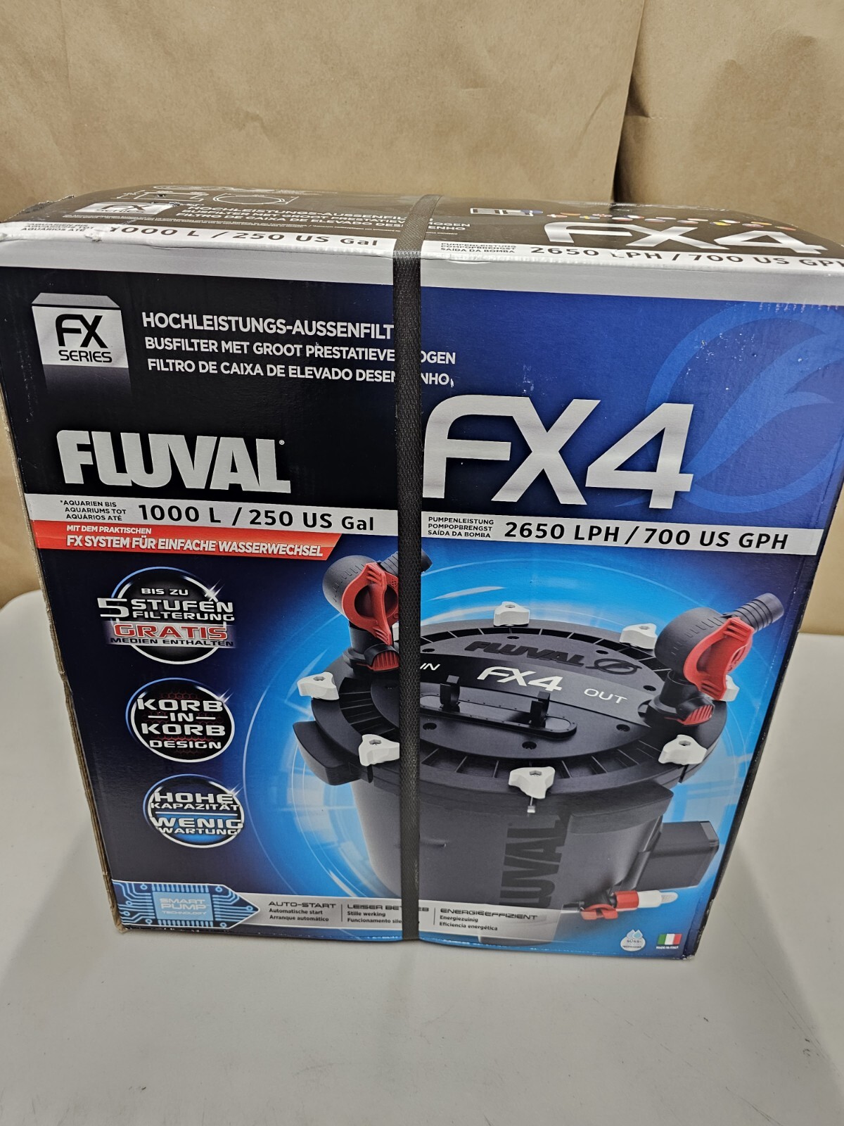 Fluval Fx4 2650L High Performance Canister Filter 15561102148 eBay