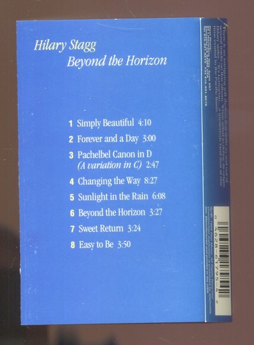 RARE - HILARY STAGG - BEYOND THE HORIZON - NEW AGE CASSETTE w/ALTERNATE INSERT ! - 第 3/4 張圖片