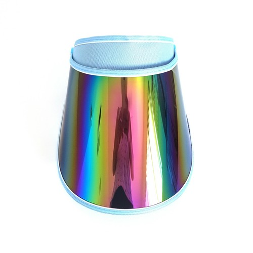 99.9% UV Protection Outdoor Beach Prism Strong Sun Visor Cap Clear Face Shield - Picture 14 of 16