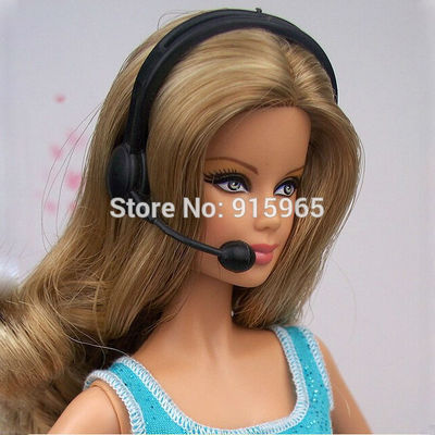 barbie doll headphone