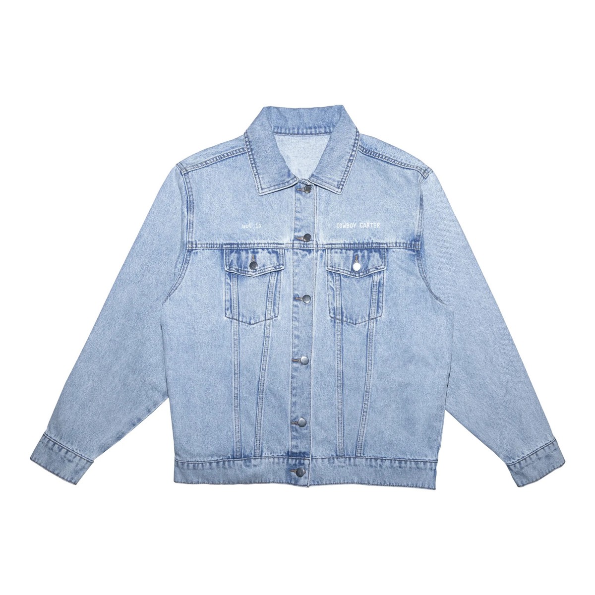 20AW N.hoolywood × BEYONDEXX denimjacket BEYONCE OFFICIAL ACT II COWBOY CARTER DENIM JACKET NEW RENAISSANCE
