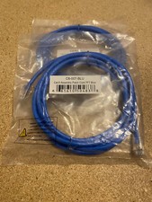  Lot of 2 7 Foot Blue Category 6 RJ-45 Assembly Patch Cord C6-007-BLU 