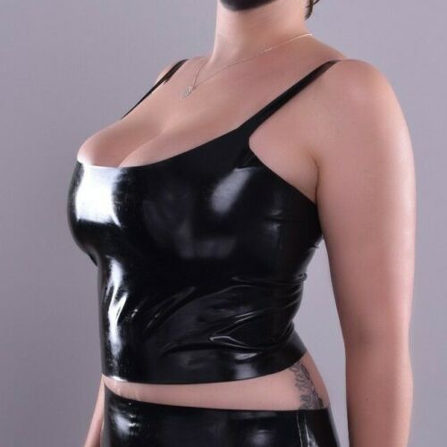 Cropped Vest / Tank Top | The Essential Collection | Latex Rubber Gummi - Picture 1 of 3