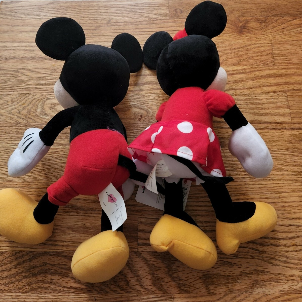 Disney Vintage Collectable Mickey & Minnie Mouse Plush Dolls
