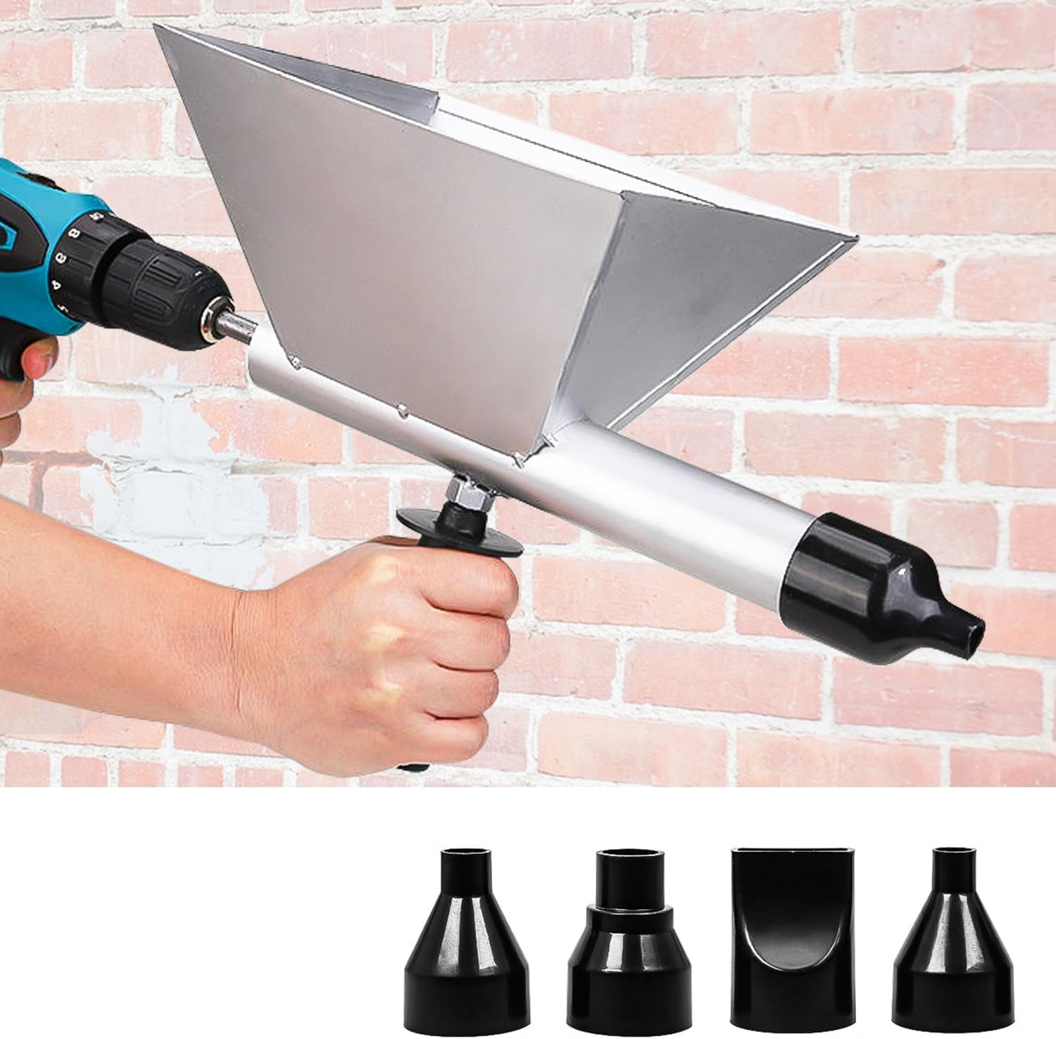 Pistolet ciment électrique portable S idéal pour rejointoyer les murs en pierre et terrasses