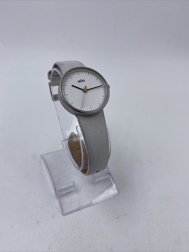 BRAUN WOMENS QUARTZ WATCH (BN0021WHWHL) Nice W/ New Battery & Guaranteed - Picture 8 of 9