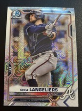 2021 Bowman Chrome Mojo Refractor  Shea Langeliers #BCP-28