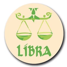 Magnet Me Up Libra Zodiac Sign Fridge Magnet Decal, 5 Inch, Cool Collection
