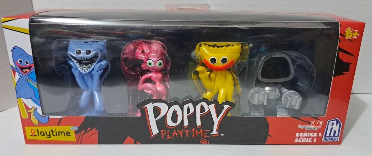 Poppy Playtime Official Collectable Figure 4-Pack Brand New Huggy