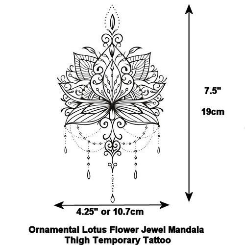Spiritual Temporary Tattoo Buddhism Hindu Religion Meditation Symbol Emblem - Picture 24 of 36