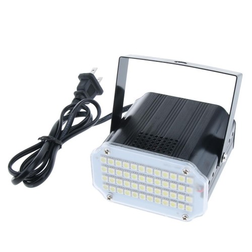 48 LED White Color Strobe Light, Bright Flash Strobe Lights with Sound - Picture 8 of 8