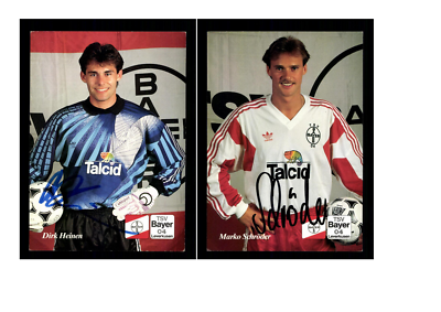 Markus von Ahlen Autogrammkarte Bayer Leverkusen 1991-92