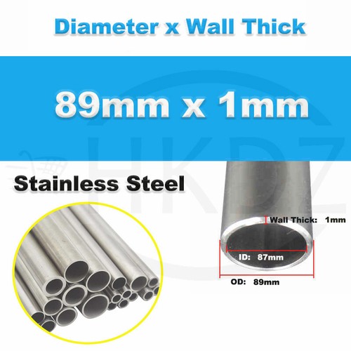 Stainless Steel Round Tube Pipe 304 Grade Diameter 8 -325mm Length 100mm Various - Picture 133 of 181