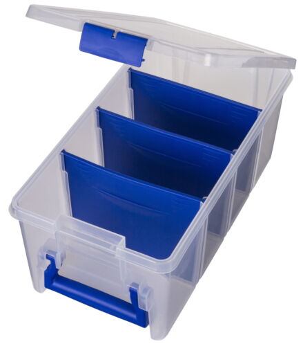 Fishing Tackle and Gear Storage, Large, Clear