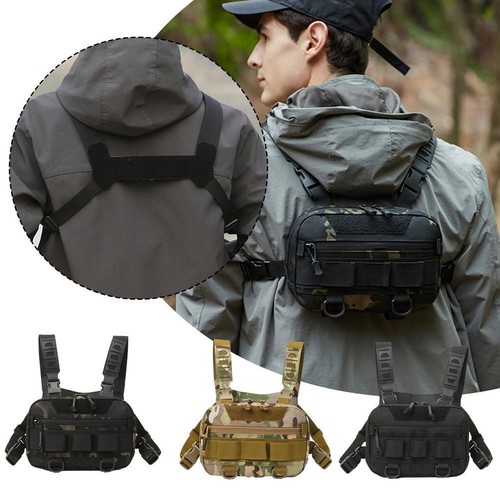 Fishing Bag Fishing Chest Bag Men Tactical Bags Waterproof Molle Nylon Backpack⊙ - Picture 8 of 20