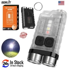 V3-V1 900 Lumens USB Type-C Rechargeable Mini Keychain EDC Flashlight Work Light