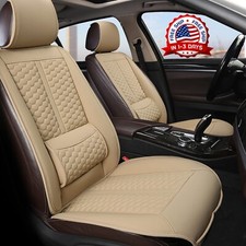 Funda De Faux Leather Para Asiento De Coche Coj n Protector Delantero Y Trasero