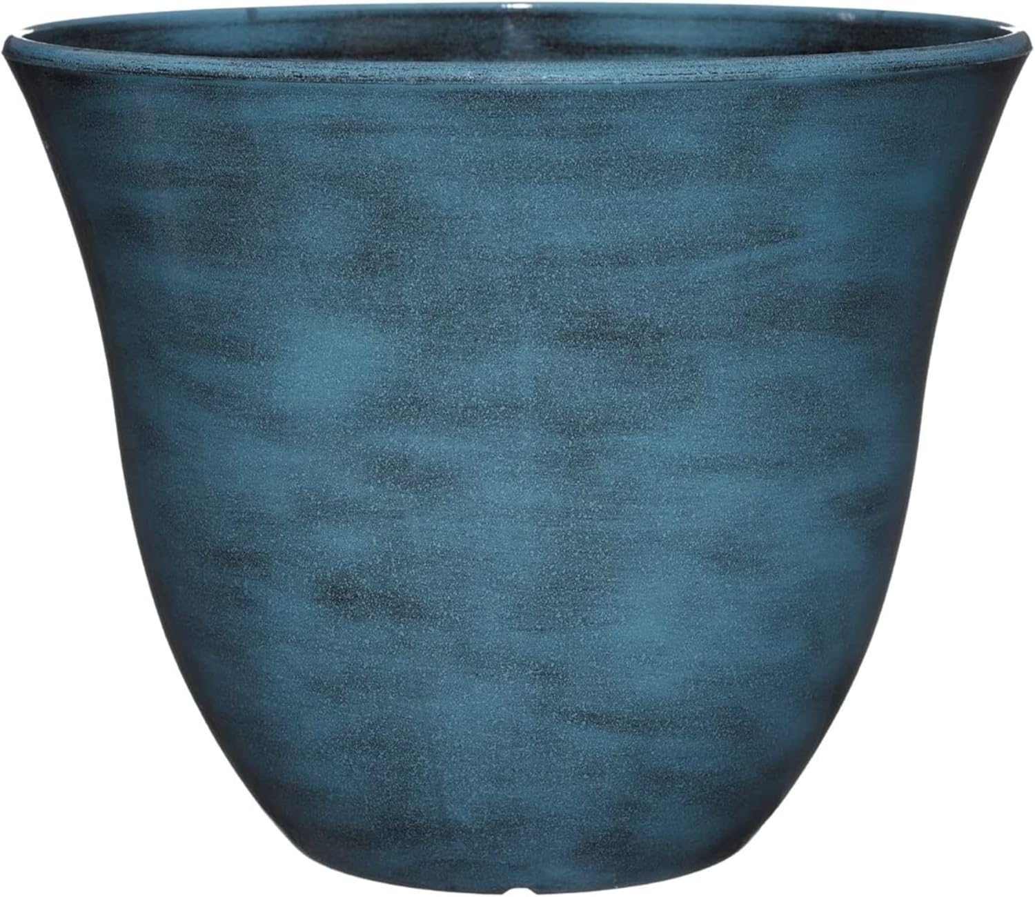Honeysuckle Resin Flower Pot Planter, Blue Jean, 13