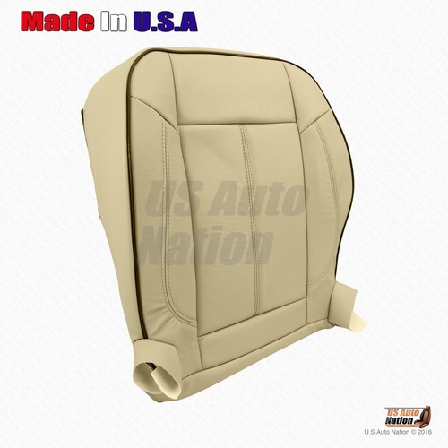 2006 2007 2008 Hummer H3 Front Driver Bottom Leather Replacement Seat Cover Tan - Picture 2 of 10