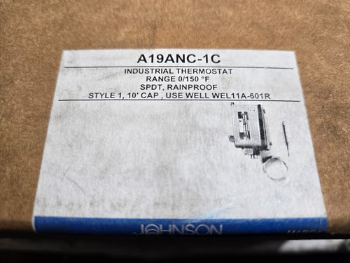 Johnson Controls Automatic Controller A19 ANC 1C Temperature Controller - Picture 2 of 2