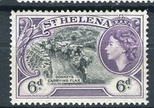 ST.HELENA; 1953 early QEII Pictorial issue MINT MNH Unmounted 6d. value