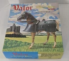 X-213 VINTAGE 1960'S MARX NOBLE KNIGHT VALOR THE ARMORED HORSE WITH ORIGINAL BOX
