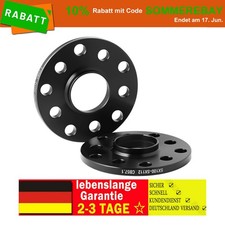 Spurverbreiterungen Spurplatten Passt für VW Golf 2x 10mm 5x100 + 5x112 Schwarz