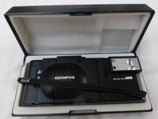 Olympus XA 35mm f2.8 Lens Rangefinder with A16 flash + carry case, documentation