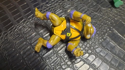 1988 Teenage Mutant Ninja Turtles DONATELLO Playmates HARD HEAD Action Figure