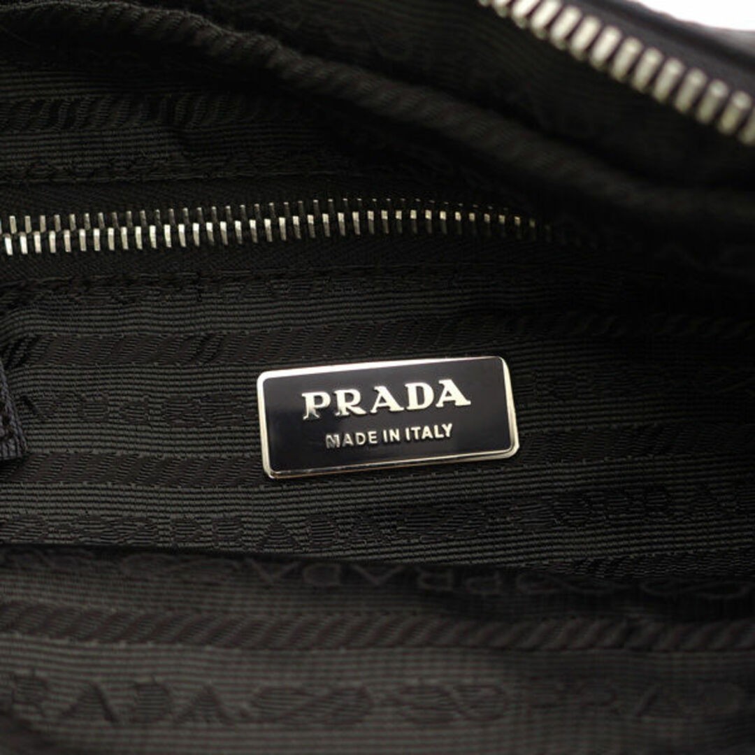 PRADA semi shoulder bag green brown Bag Back BAG Handbag brand Used 0990014919 thumbnail 5