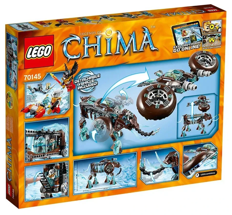 LEGO Legends of Chima: Muala's Ice Mammoth Stomper 70145 New Sealed Retired - Image 2 of 4
