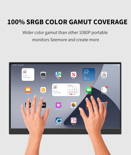 New 14.1'' Touch Screen Monitor 100%sRGB 400cd/m2 Gaming Computer Expand Display - 第 11/21 張圖片
