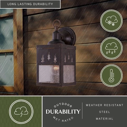 Vaxcel Lighting OW24953 Yosemite Outdoor 1 Light Outdoor Wall - Bronze - Picture 10 of 11