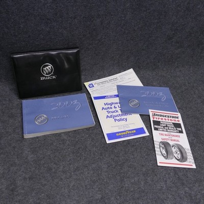 2003 Buick Regal Owner Manual User Guide Book w/ Vinyl Case & Supplements 80581