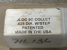 JLOC expanding ID 5C step collet 0.625” x 0.600” pilot by QCS Workholding